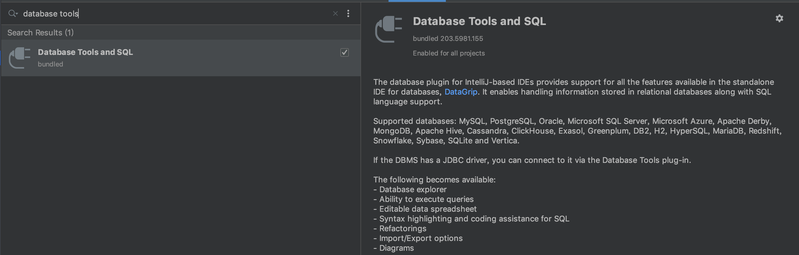 Database Tools and SQL